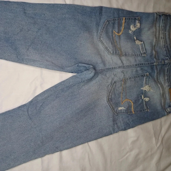 American Eagle Next level stretch Curvy Highest rise distressed Jegging - Picture 14 of 14